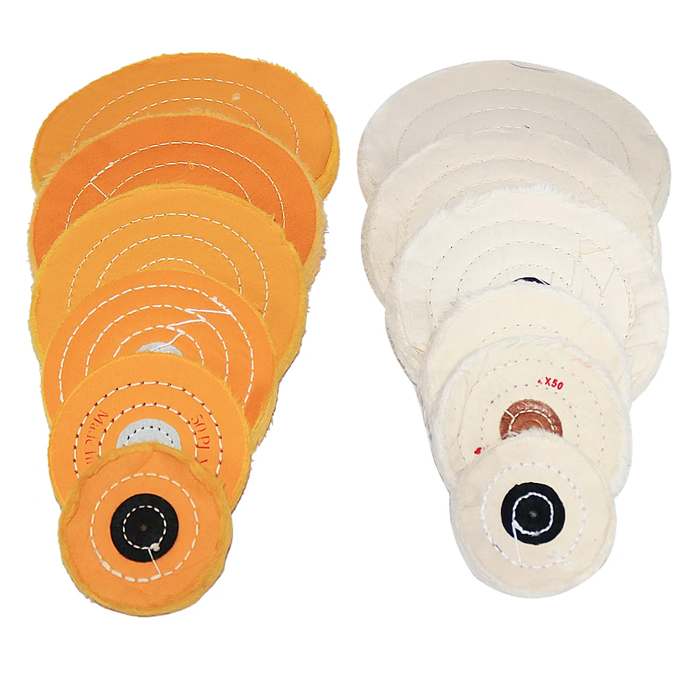 Полировальные колеса для шлифовального станка полировальные белого цвета (50