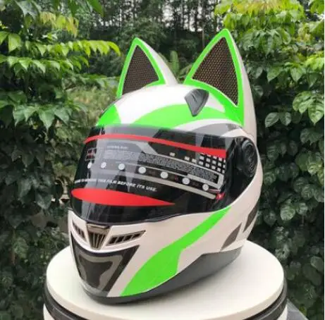 6 Мотоциклетный шлем NITRINOS cat ear-это четырехсезонный шлем, быстрая, высокое качество - Цвет: 6