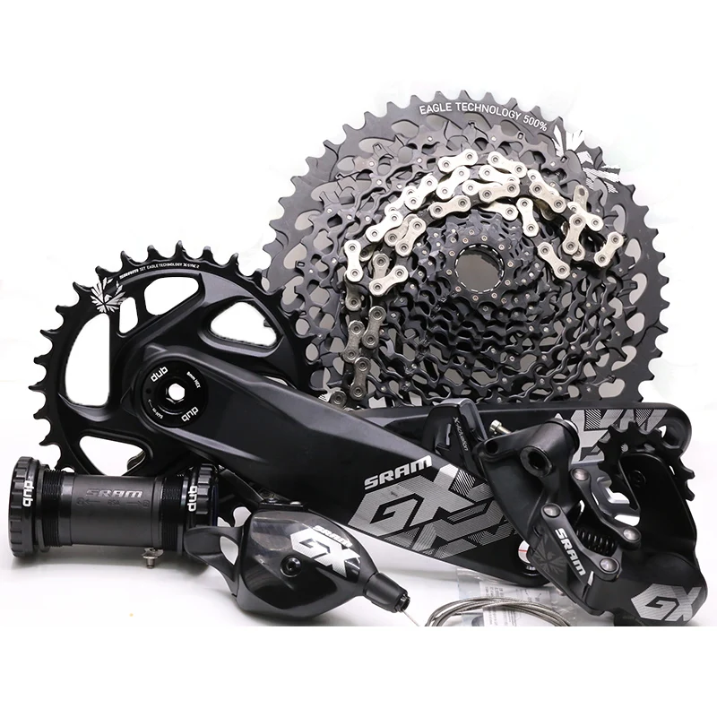 SRAM GX Орел (1 шт.) для девочек от 10 до 12 лет 50T Скоростей указано комплект DUB 175 мм