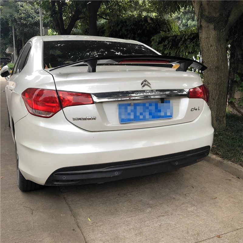Для Citroen C4L спойлер спортивный ABS пластик Материал заднее крыло автомобиля