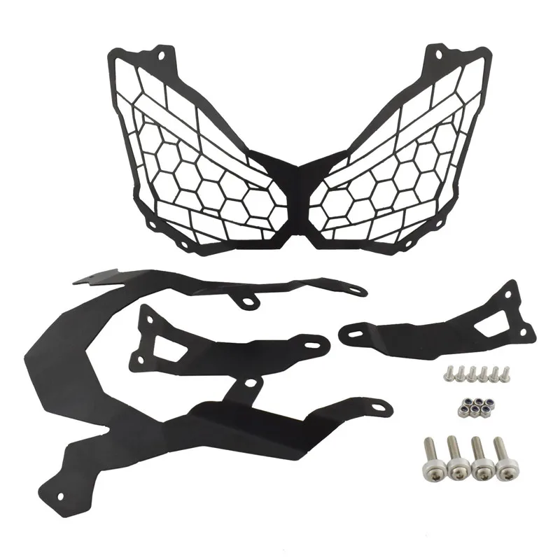 Передняя фара решетка фары Защитная крышка Tirm сталь черная для KAWASAKI Z 900 Z900 ZR900 ABS