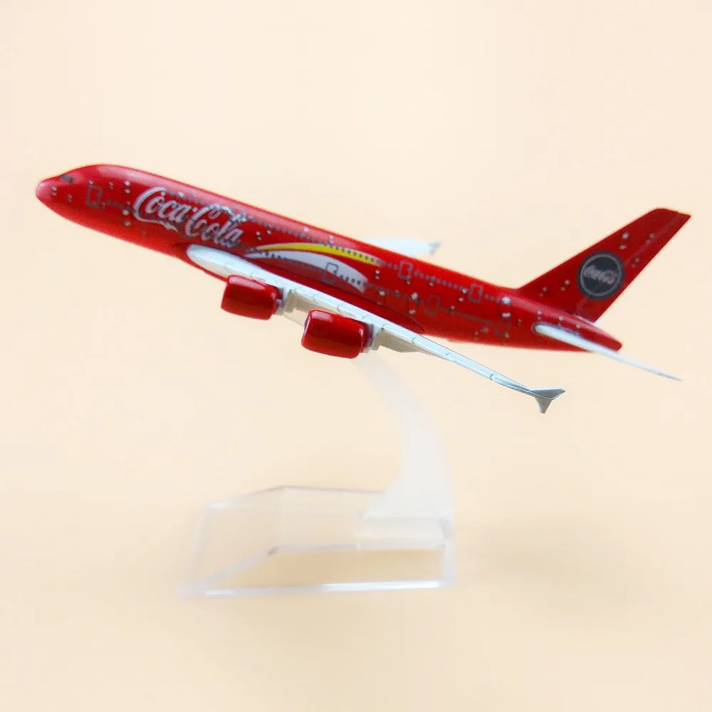Металлический самолет 16 см модель самолета airairbus 380 A380 со стойкой в подарок|gift|gift