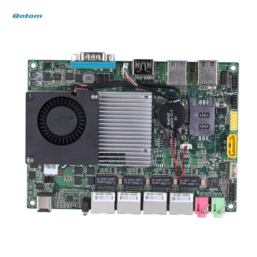 Qotom мини материнская плата Q4200UG4 P Core i5 процессор 4 Gigabit NIC PFSense CentOS Sophos для строить