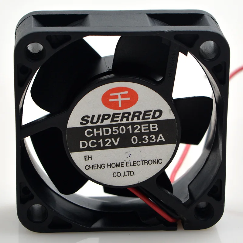 Для ванн SUPERRED 12V 0.33A CHD5012EB 5 см 5020 2 проводной Вентилятор охлаждения|Кулеры и