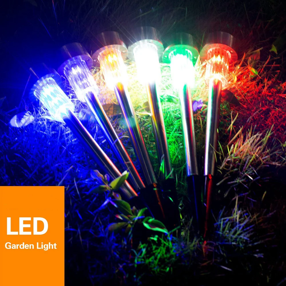 Фонарь для дорожек с солнечной батареей ландшафтный светильник газона много