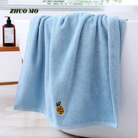 new 2pcs fruit embroidery bath towel for adults 100 cotton shower bathroom accessories terry towel 70140cm home couple gifts