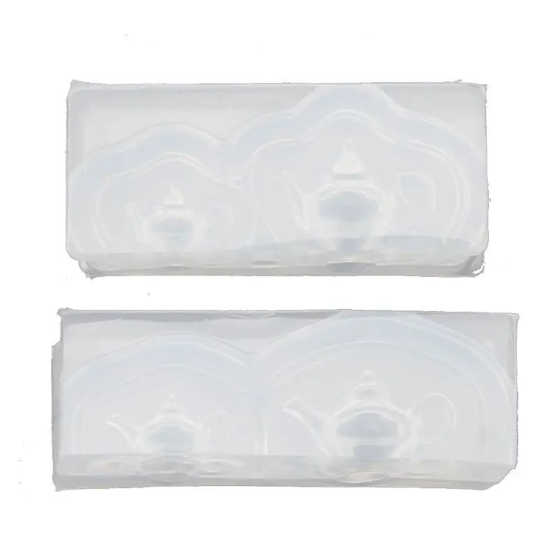 

Cute Mini Teapot Silicone Resin Molds Earrings Pendant Necklace Jewelry Tools