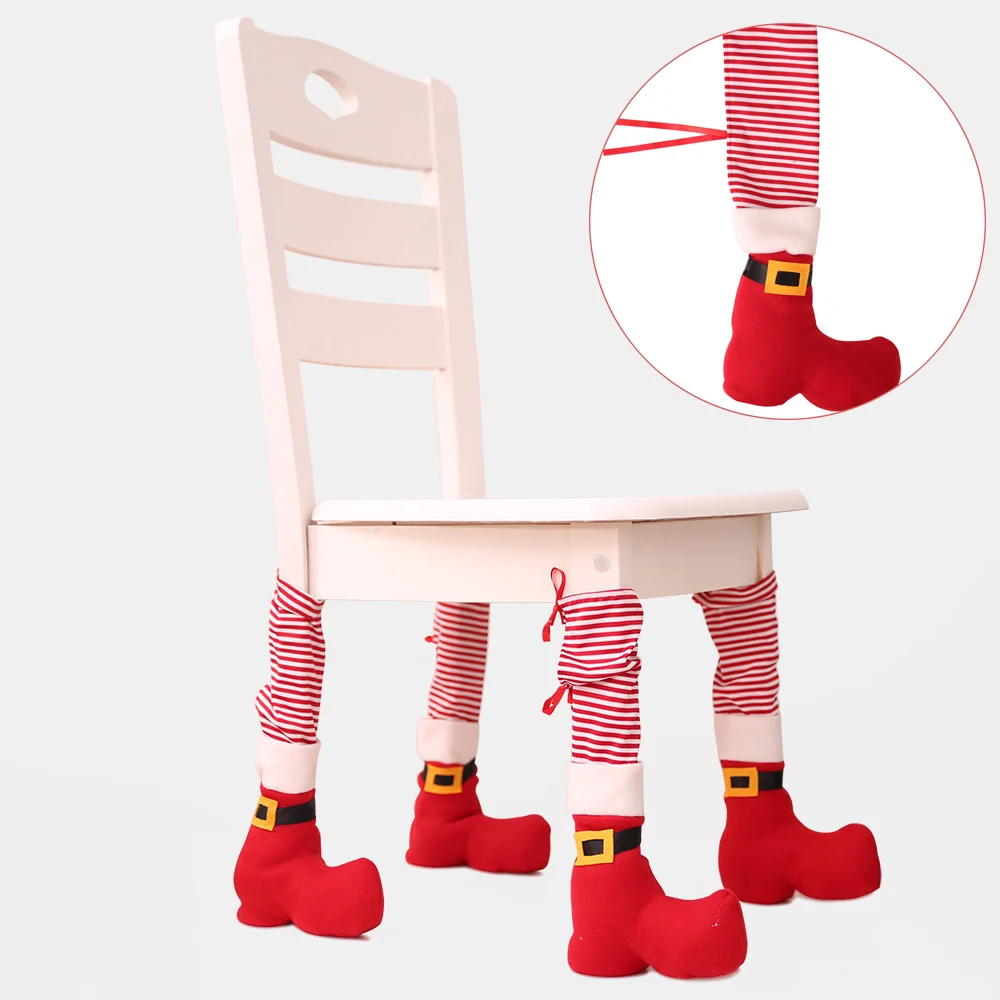 Рождественские льняные рождественские олени Снеговик настольная дорожка