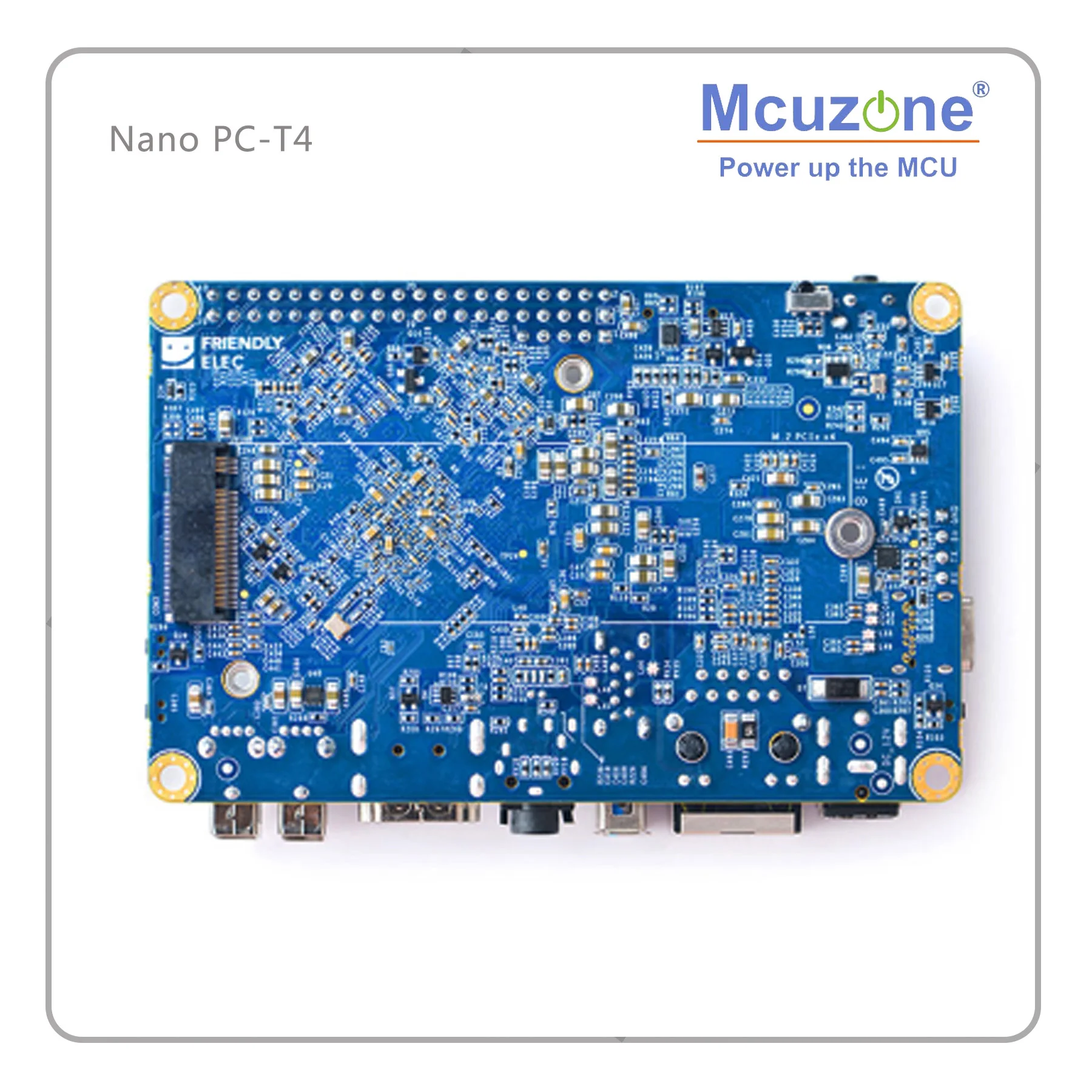 FriendlyELEC NanoPC T4 Rockchip RK3399Cortex A72 Cortex A53 VR AI OpenCV TensorFlow MIPI двухдиапазонный wifi M.2PC EC20 4G 16GB