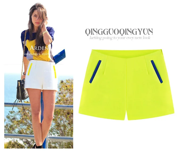 Женские укороченные штаны 2021 Новая модная весенняя и летняя тонкие женские шорты