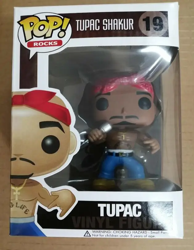 Tupac Amaru Shakur-figuras de vinilo, Juguetes-2