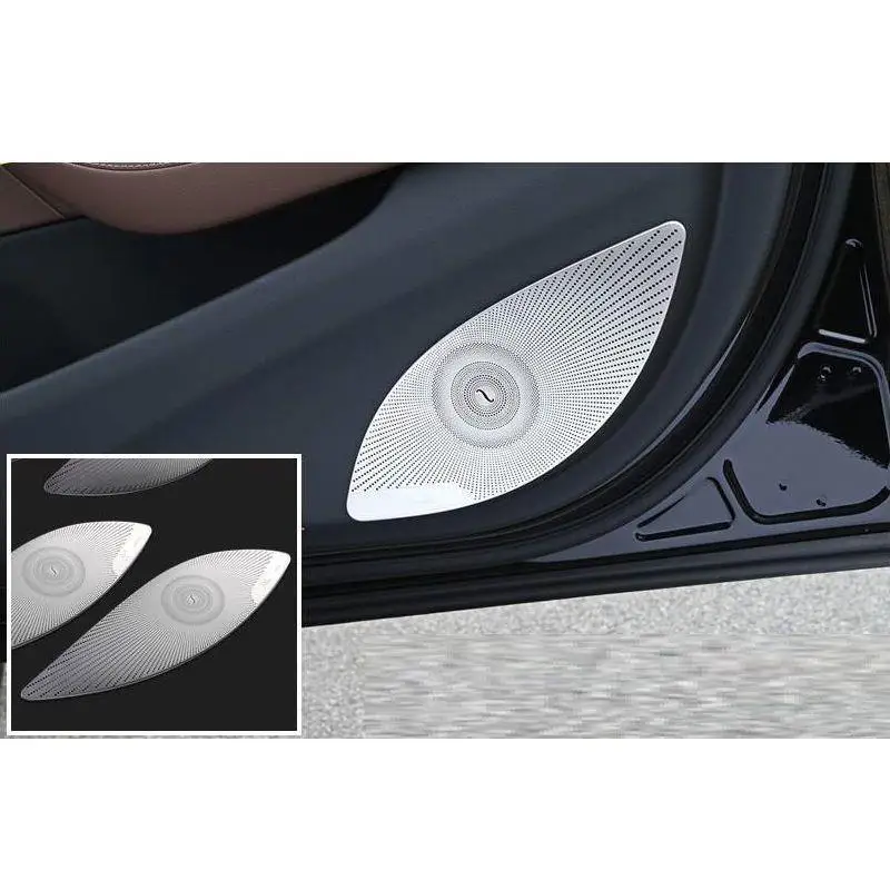 Хромовый модифицированный автомобильный аудио динамик Рог интерьер яркие