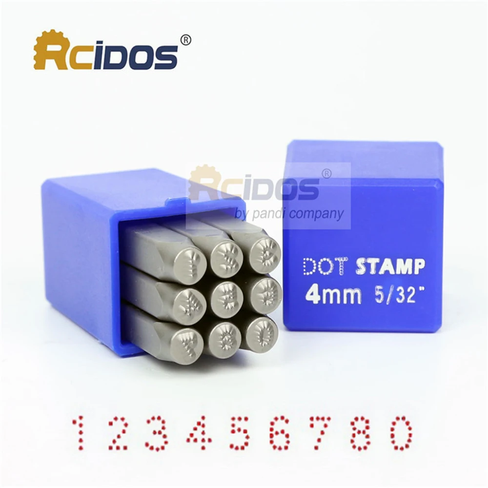 Номера 3/4/5 мм точка/решетка мотоцикл RCIDOS номер шасси автомобиля точка штамп 0 8 9