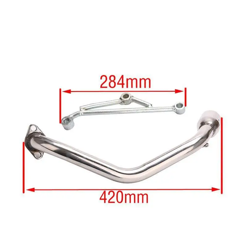 Мотоциклетная выхлопная труба поддерживающая структуру Модифицированная