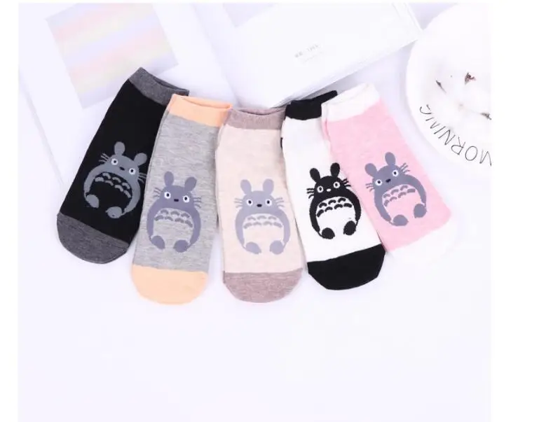 50 пар/лот! Оптовая продажа хлопковые удобные женские носки с мультяшными