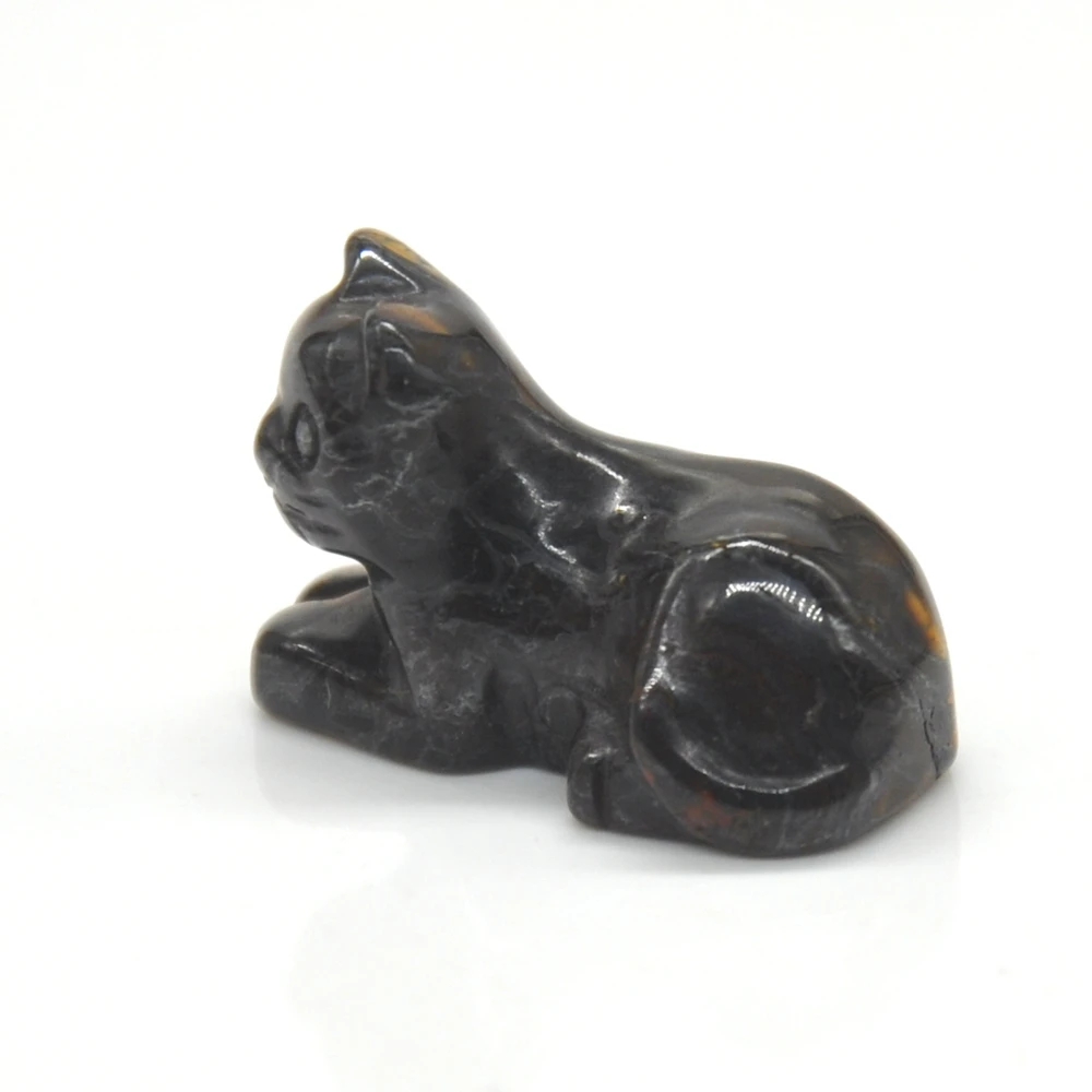 1 &quotмини фигурка кошки железа тигровый глаз натуральные камни резные изделия