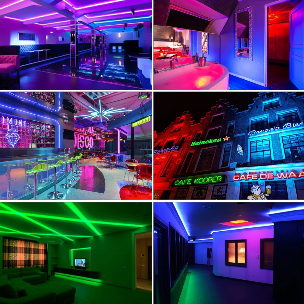 Светодиодная лента RGB 220 В переменного тока 60 светодиодов/м водонепроницаемая