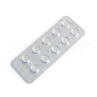 3000 pcs carton blister packaging sheet blister packing sheet for 9mm round tablets with 10 holes