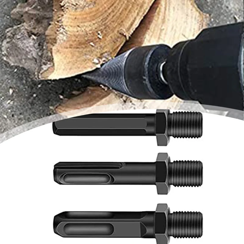 

3 Pcs Heavy-duty Drill Screw Cone Driver Firewood Log Splitter Bit Set Wood Splitter Screw Cone Ignition Biscuit For Hand Rods
