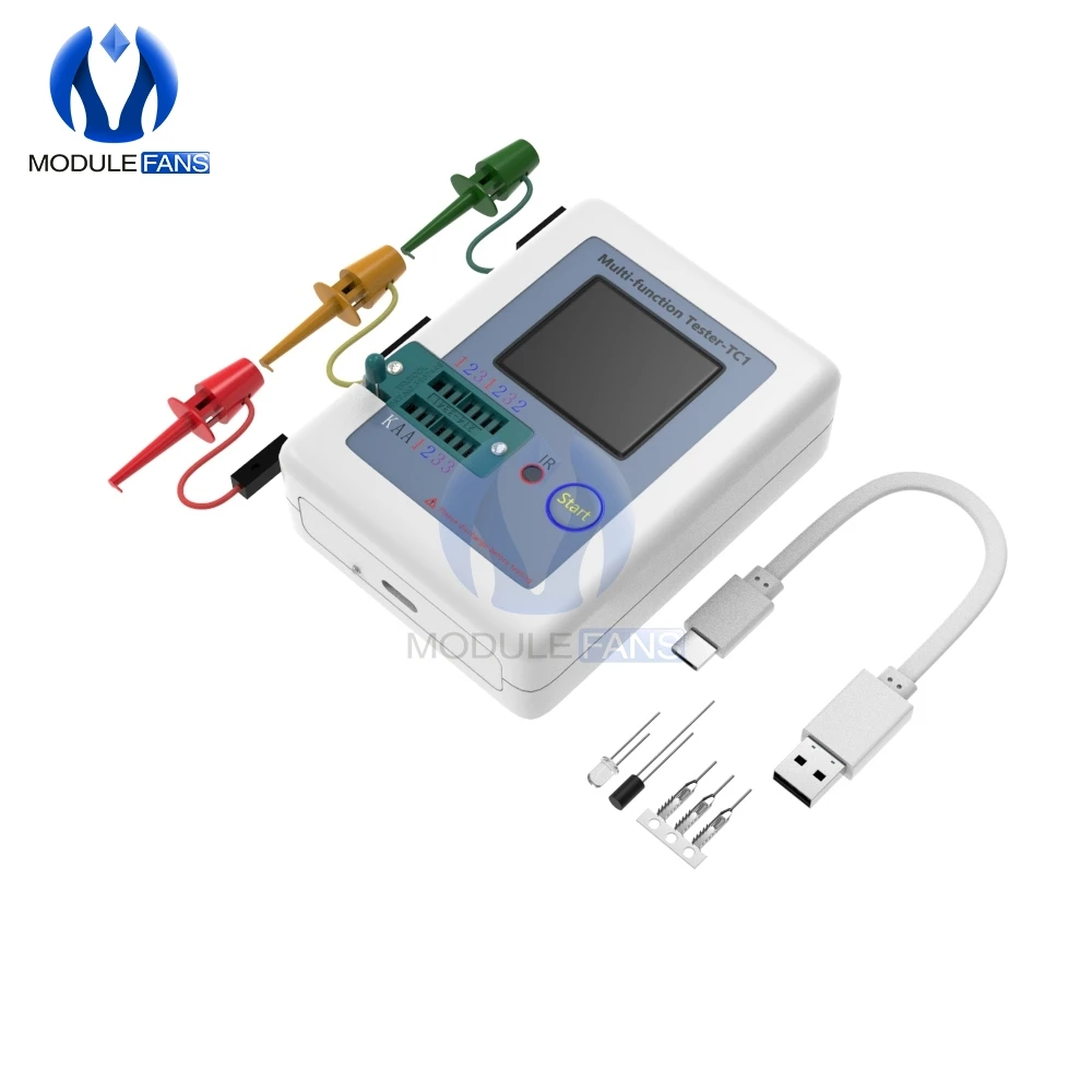 Многофункциональный регулируемый тестер транзисторов с цветным дисплеем