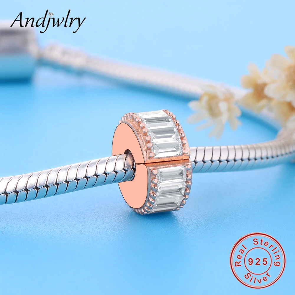 925 пробы серебряные розовые золотые ледяные зажимы подвески для браслета серебро