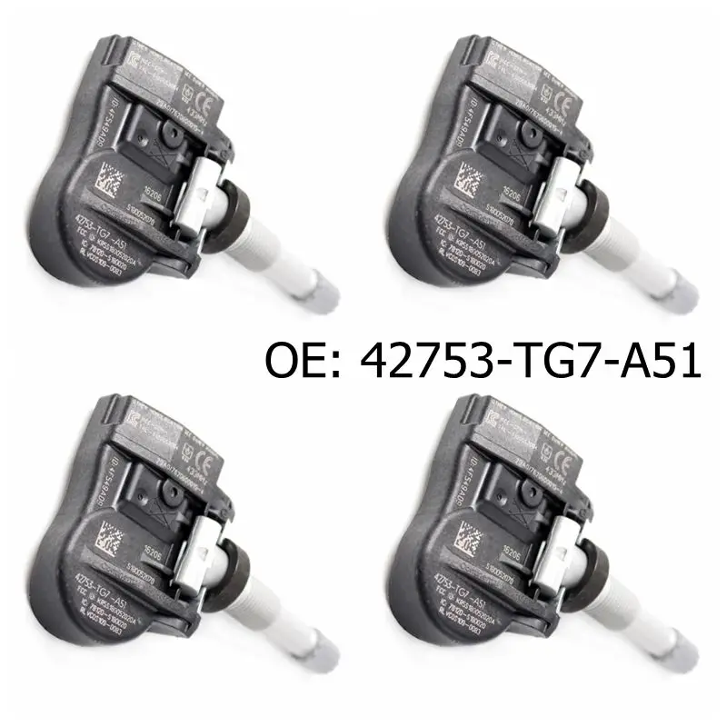 Автозапчасти 433 МГц TPMS датчик давления в шинах 42753TG7A51 42753-TG7-A51 подходит для 2016-2017 H onda автомобильные аксессуары