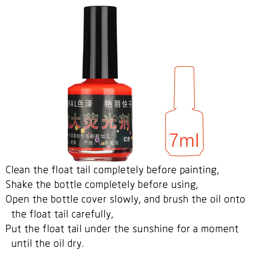 New Fishing Floats DIY Fluorescent Paint Tail Painting Indicator Visualable Buoy Repairment Tool Tackle Accessories | Спорт и