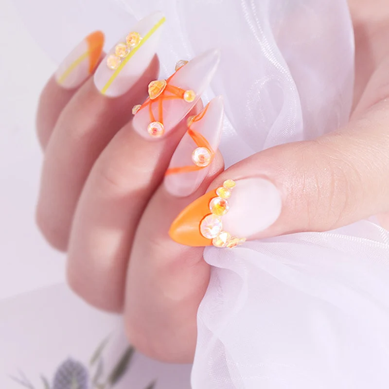 1 упаковка светящийся хрустальный смешанный размер SS6 SS20 дизайн ногтей украшения