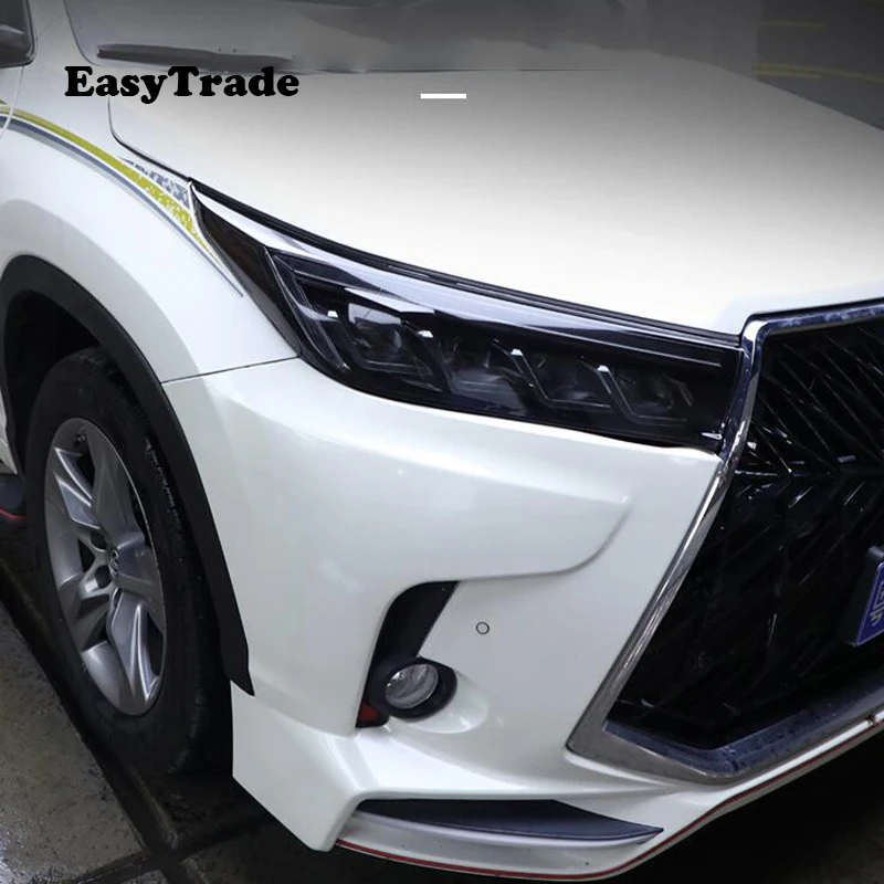 Прозрачная черная пленка для Toyota Highlander 2019 2020 2018 2017 2015 Стайлинг автомобиля