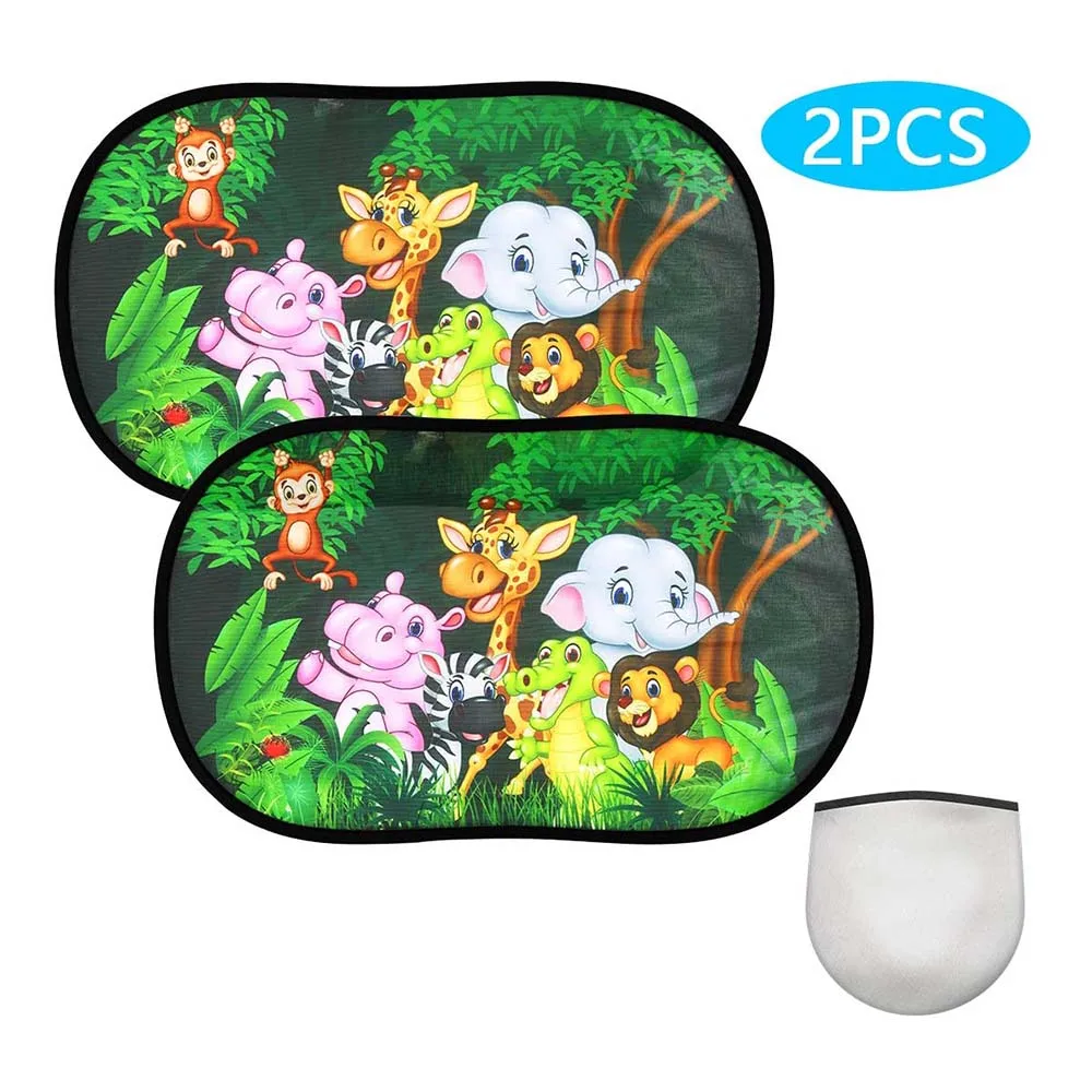 Детский мультяшный козырек Алфавит солнцезащитный детский автомобиль окно -