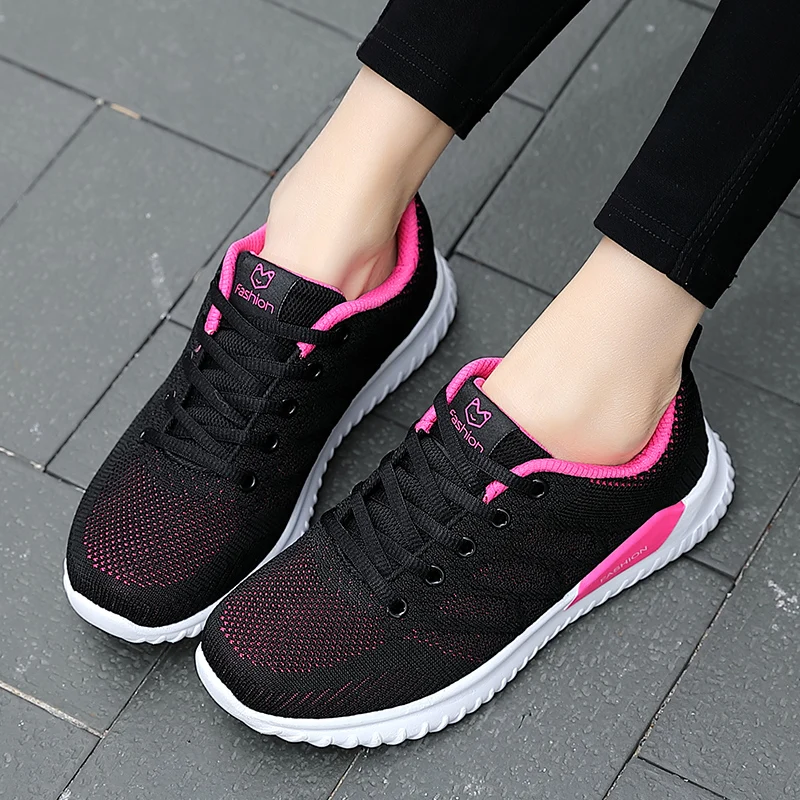 Tenis Feminino 2020 New Tennis Shoes for Women Flat Jogging Sport Shoes Women Sneakers Light Comfort Gym Fitness Training Shoes