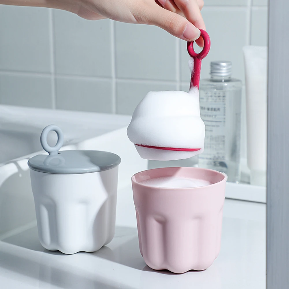 

Bubbler Cup Shower Gel Shampoo Manual Portable Foam Maker Facial Cleanser Foamer Shower Bath Device Cleansing Cream