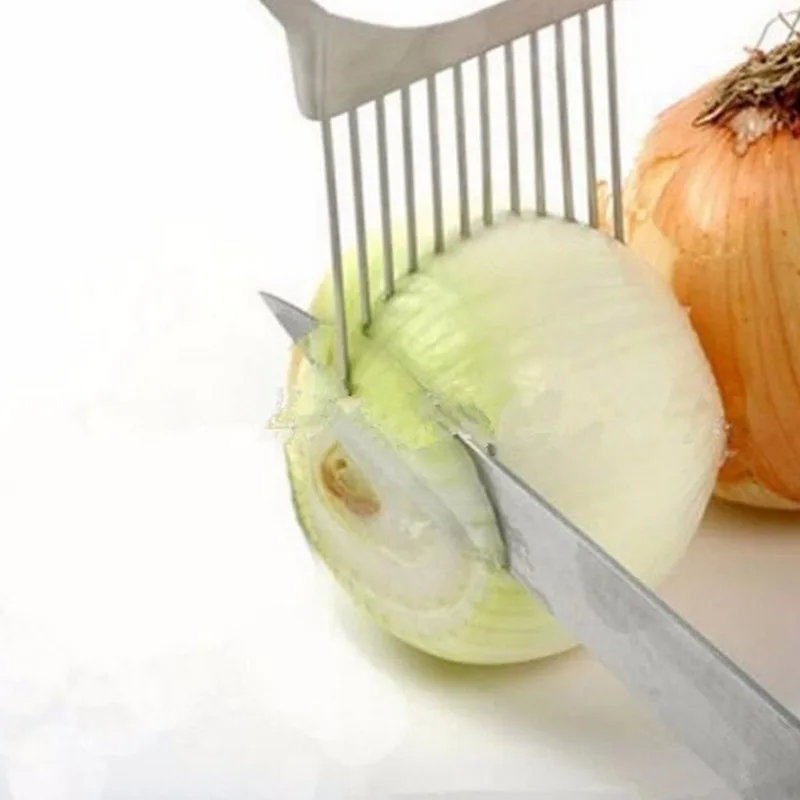 Томатный лук овощи слайсер режущий держатель для помощи руководство резак