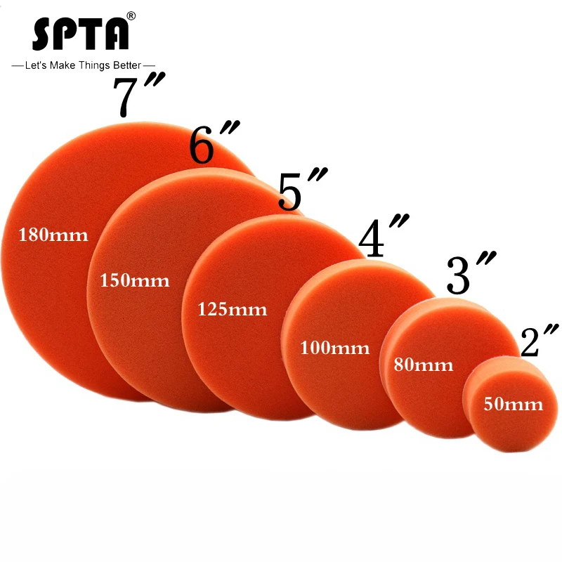 SPTA 2 &quot(50 мм)/3&quot(80 мм)/4 &quot(100 мм)/5&quot(125 мм)/6 &quot(150 мм)/7&quot(180 мм) полировальные колодки