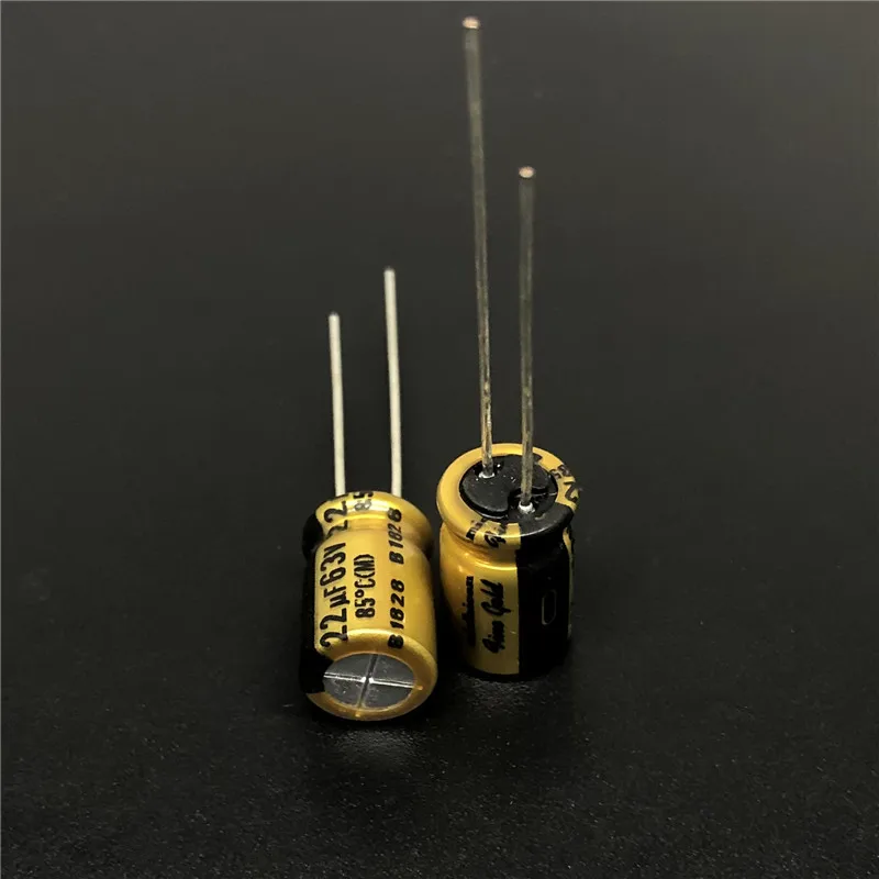 5pcs 22uF 63V NICHICON FG(Fine Gold) 8x11.5mm 63V22uF MUSE Top Grade Audio Capacitor | Электронные компоненты и