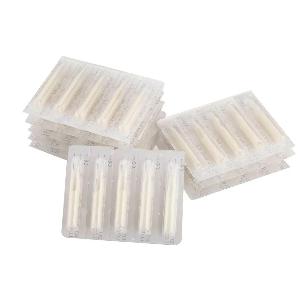 

100pcs Disposable Tattoo Tips White 18RT Assorted Tattoo Tips for Tattoo Needles Round Diamond Tattoo Supplies Tattoo Kits