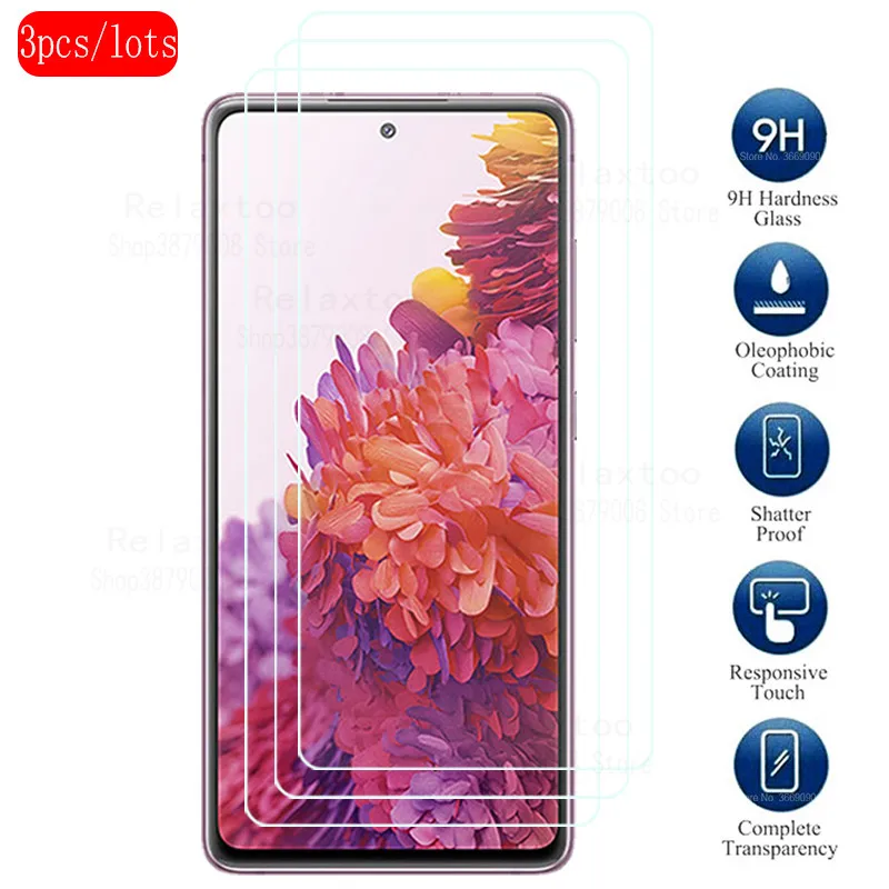 

3PCS Protective Glass Film for Samsung Galaxy S20 Fan Edition S20FE S20FE S 20 FE 2020 20FE Screen Protectors SM-G781B 6.5''