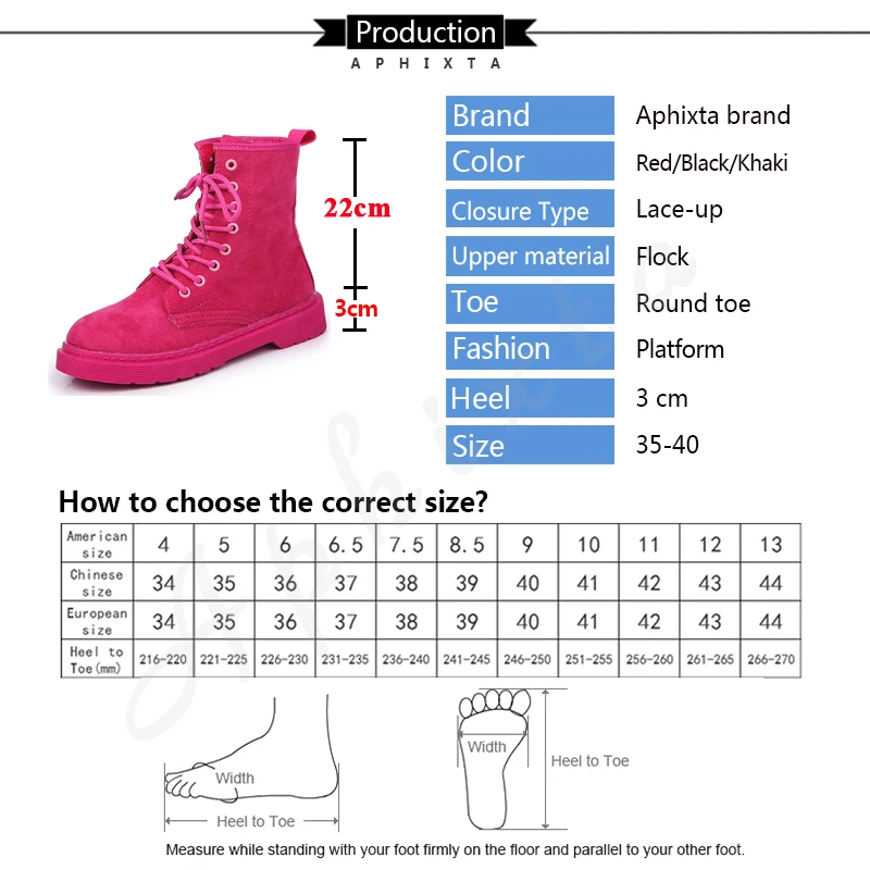 Женские ботильоны на шнурках Aphixta модные ботинки из искусственной кожи плоской
