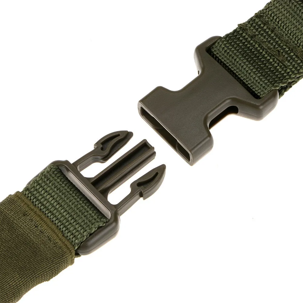 

Heavy Adjustable Bungee Rifle Shoulder Strap Tactical One 1 American Single Point Sling