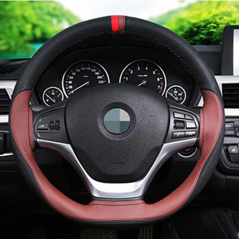 

15" Steering wheel cover 1pc 37-38cm Accessories Car DIY Trim High quality