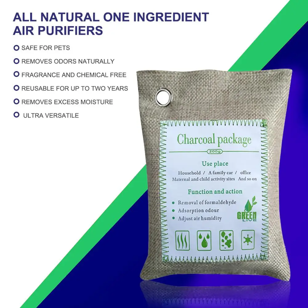 Пакет с активированным углем для удаления запаха и формальдегида освежитель