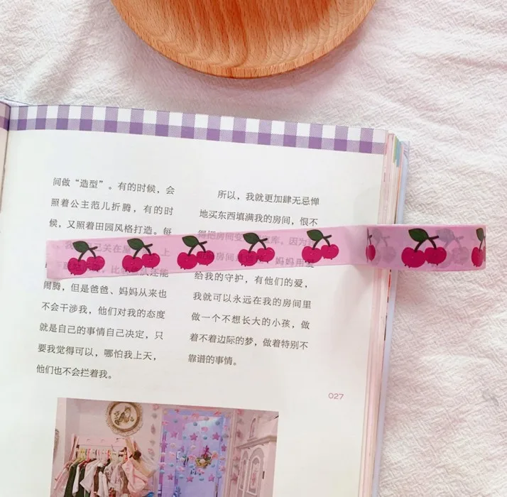 1 шт. Облако Цветок Улыбка Медведь вишня васи лента DIY планировщик Маскировочная лента клейкие наклейки с лентами Декоративные Канцелярские Ленты