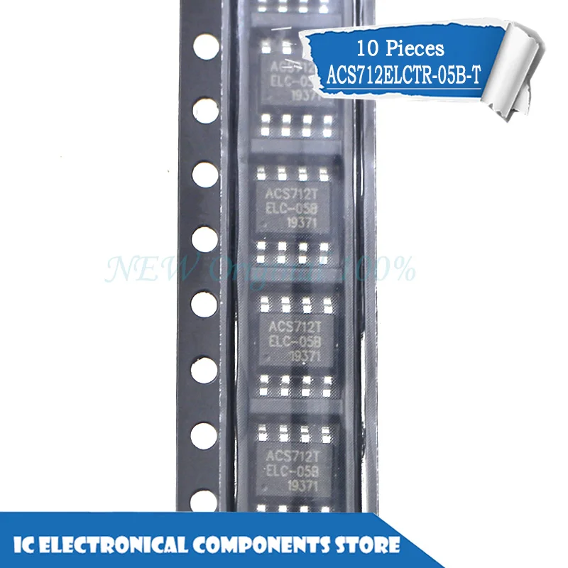 

New original ACS712ELCTR-05B-T ACS712ELCTR-05B ACS712T ELC-05B SOP-8 10pcs/lot