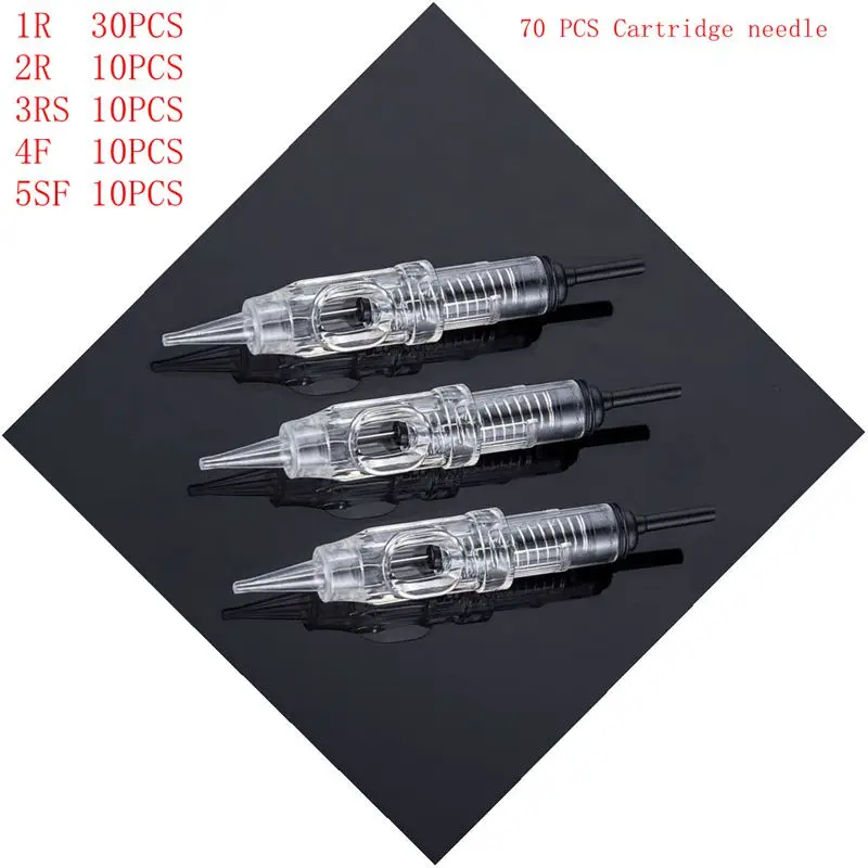 

Одноразовые стерилизованные иглы для перманентного макияжа, 70 шт.