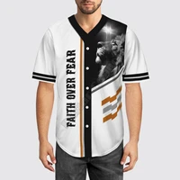 baseball jersey beach summer faith over fear lion jesus 3d all over printed mens shirt casual shirts hip hop black tops 06