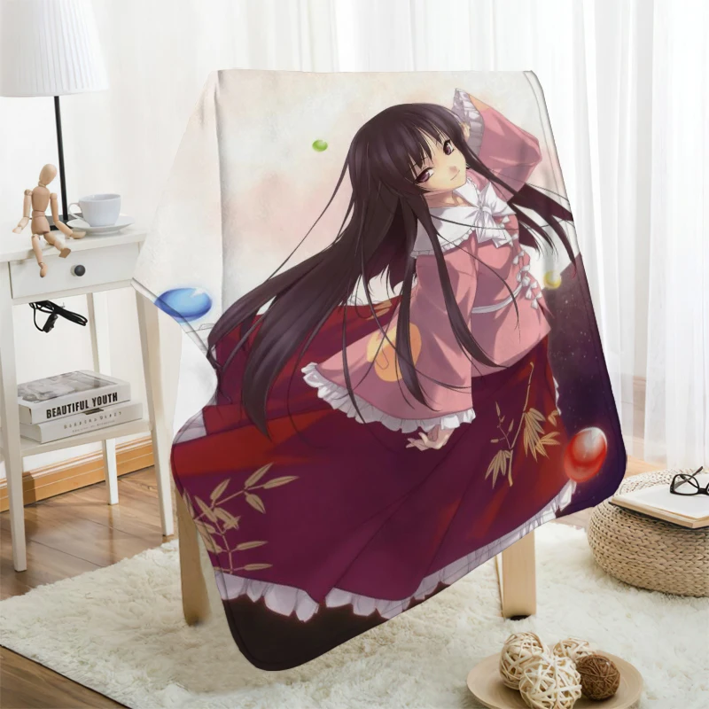 ?? Musifeカスタムhouraisanかぐやフランネル毛布デザイン独自の毛布フランネル毛布ソファdiyのドロップシッピング