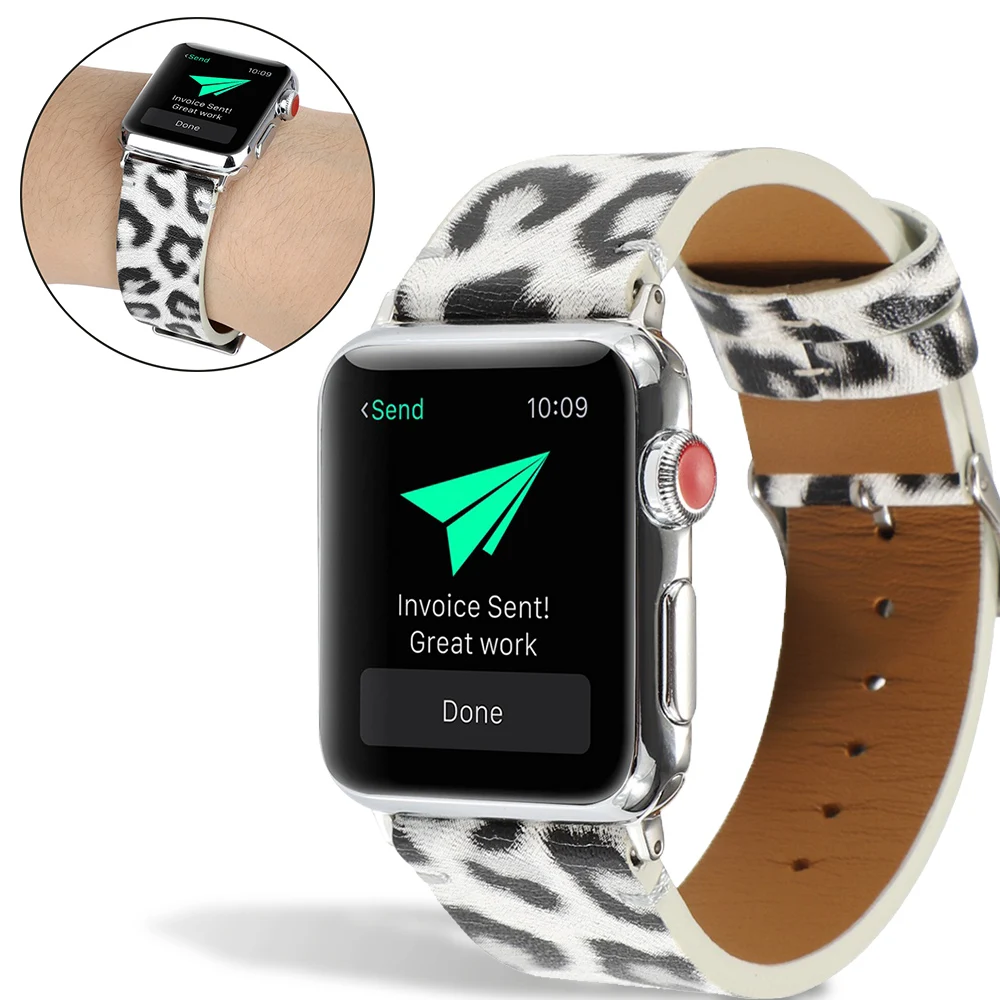 Модный женский ремешок для Apple Watch Band Series SE/6/5/4/3/2 сменный Браслет iWatch 44 мм 40 42 38