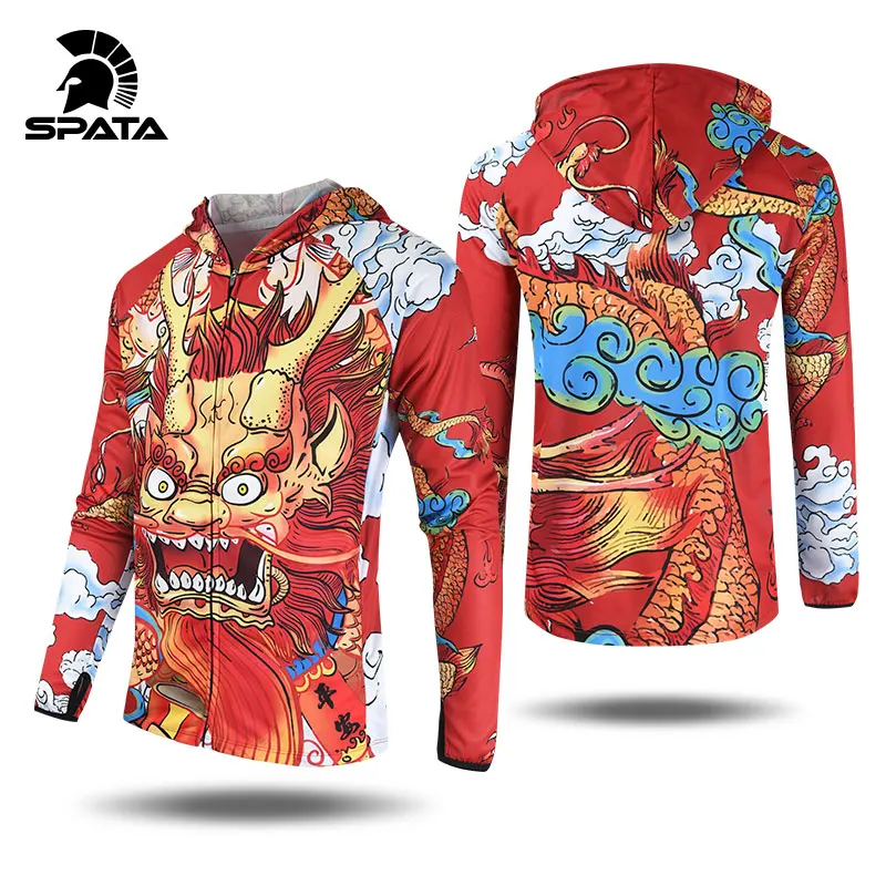 Новинка 2021 рыболовные рубашки SPATA защита от УФ лучей воздухопроницаемые