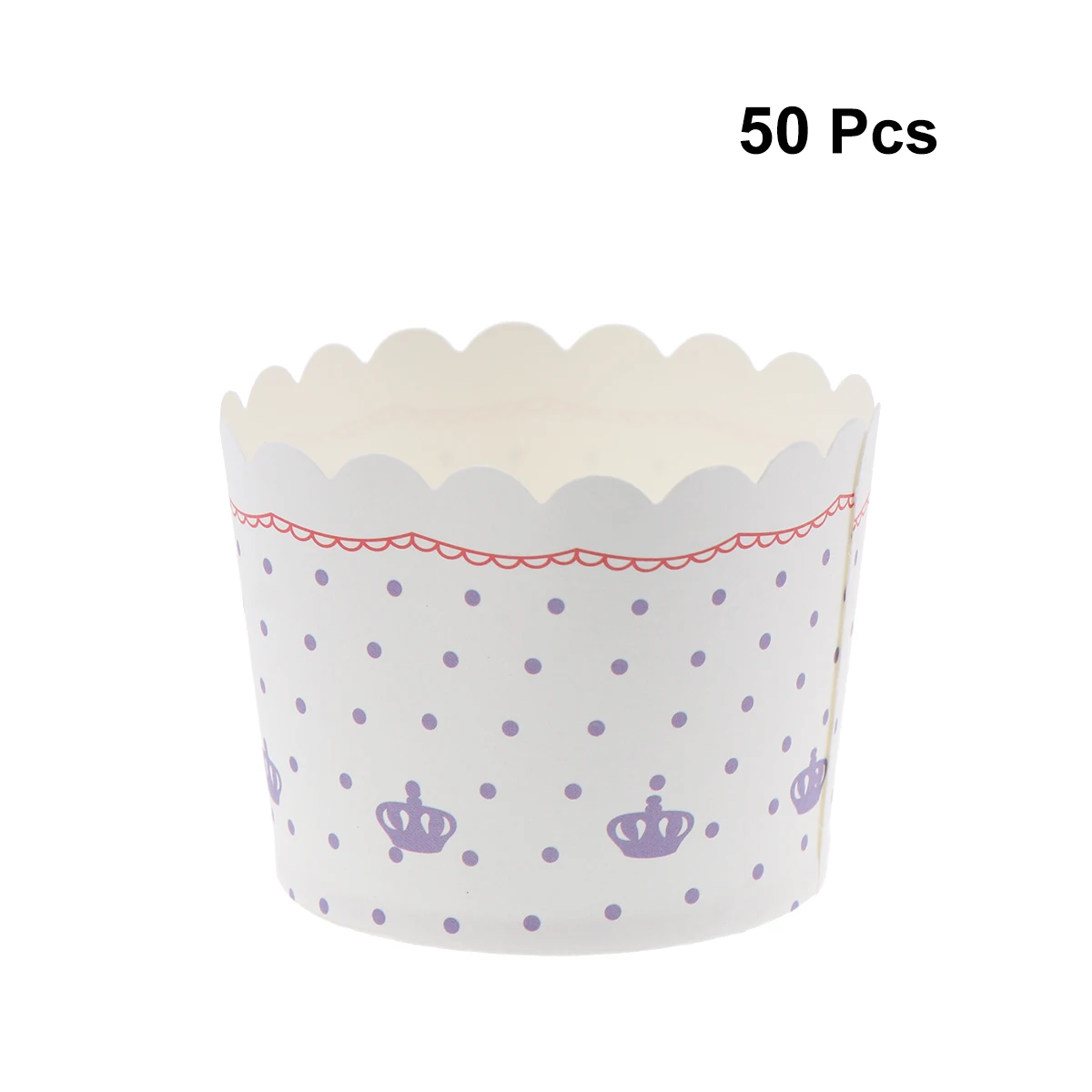 50 шт. Корона выпечки Формы для кексов Бумага жаропрочная Форма маффинов гильзы