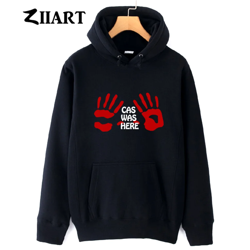 Сверхъестественные ангельские с героями сериалов cas здесь красный handprinting Парная